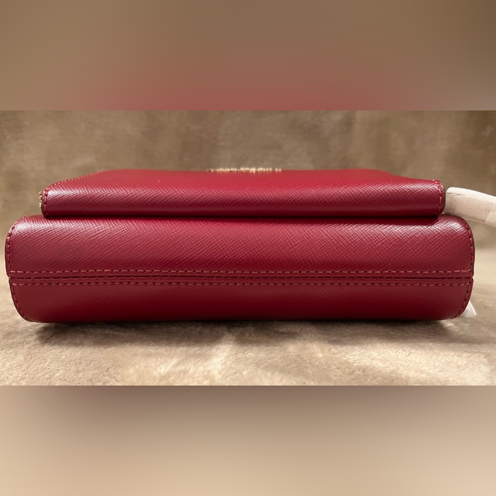 ❤️ NWT Red Kate Spade Staci Dual Zip Around Crossbody - Picture 7 of 11